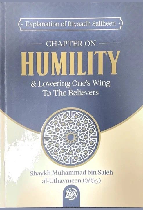 The Chapter on Humility, front cover