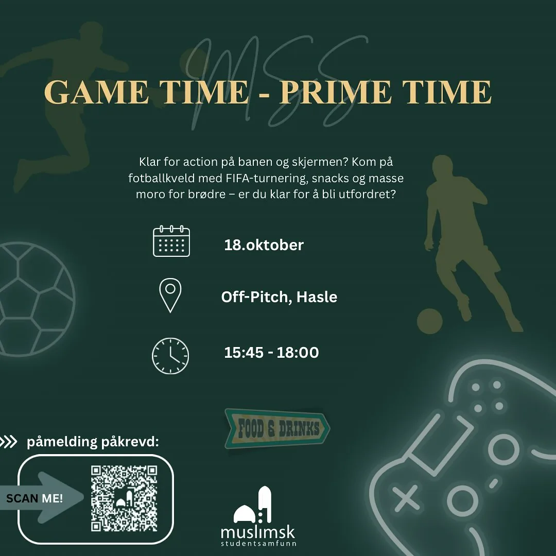 Fotballturnering — event poster