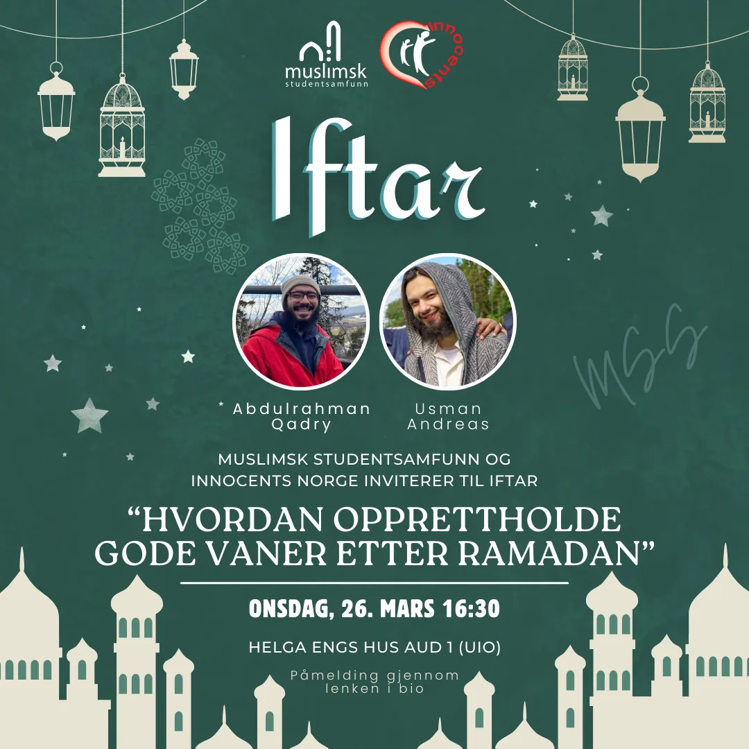 Iftar m/Innocents Norge — event poster