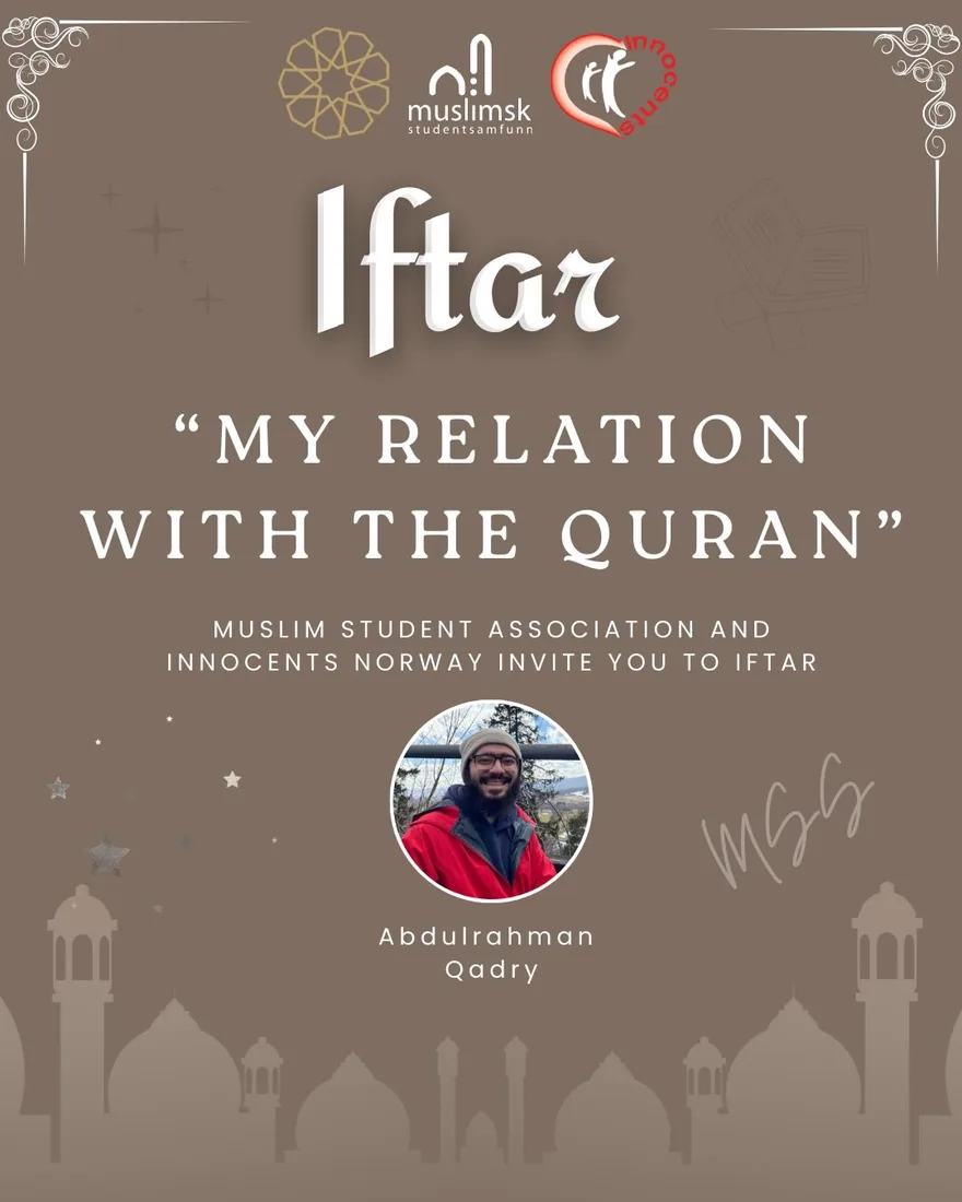 Iftar m/Innocents Norge & Rabita — event poster