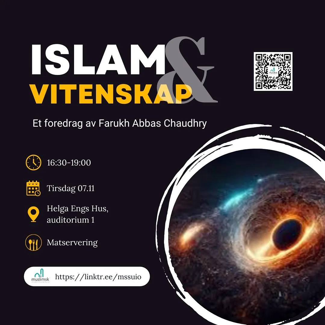 Islam & Vitenskap — event poster