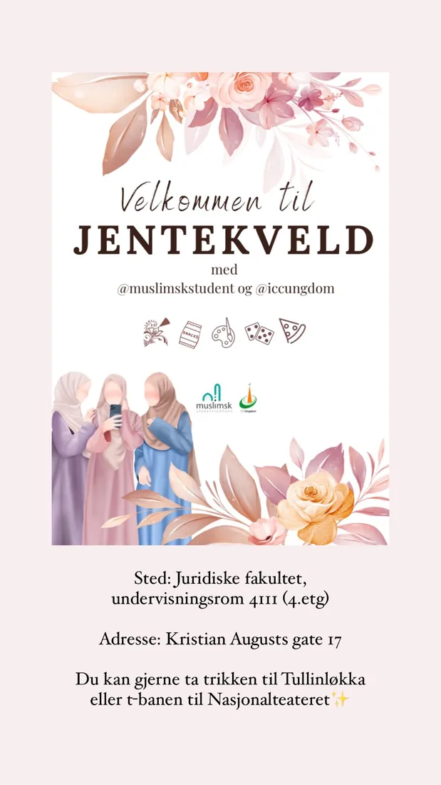 Jentekveld — event poster