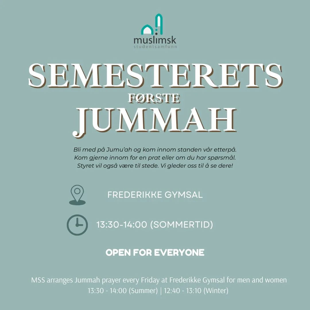 Jummah & stand — event poster