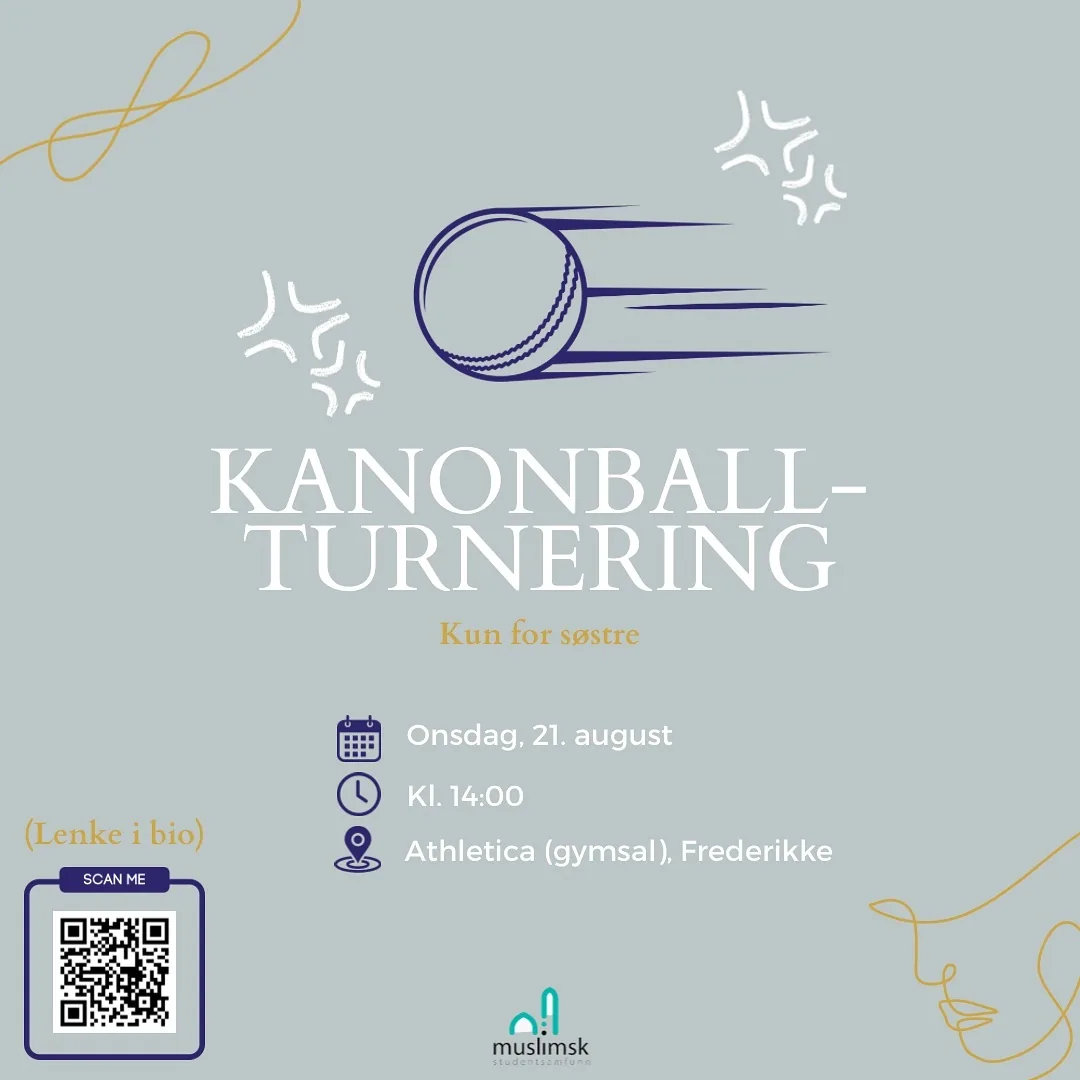 Kanonball-turnering — event poster