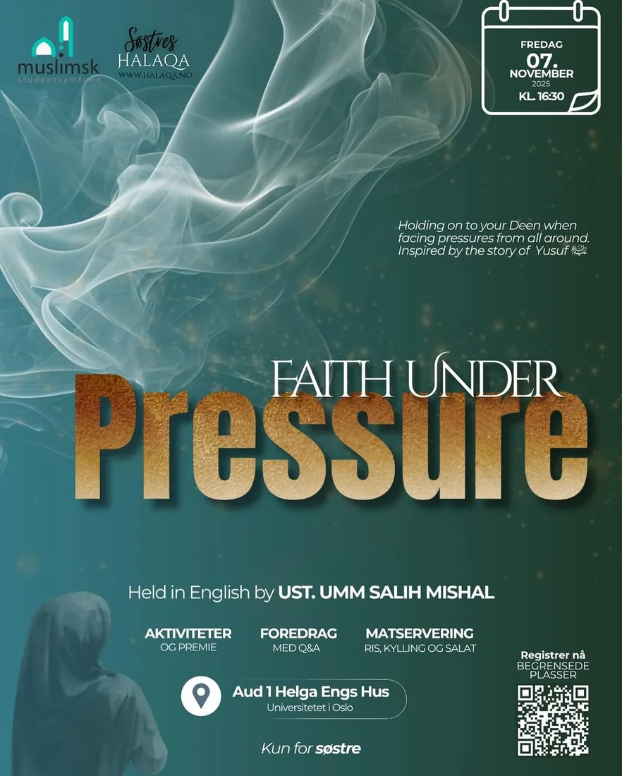 MSS x Søstres Halaqa pt2 — event poster
