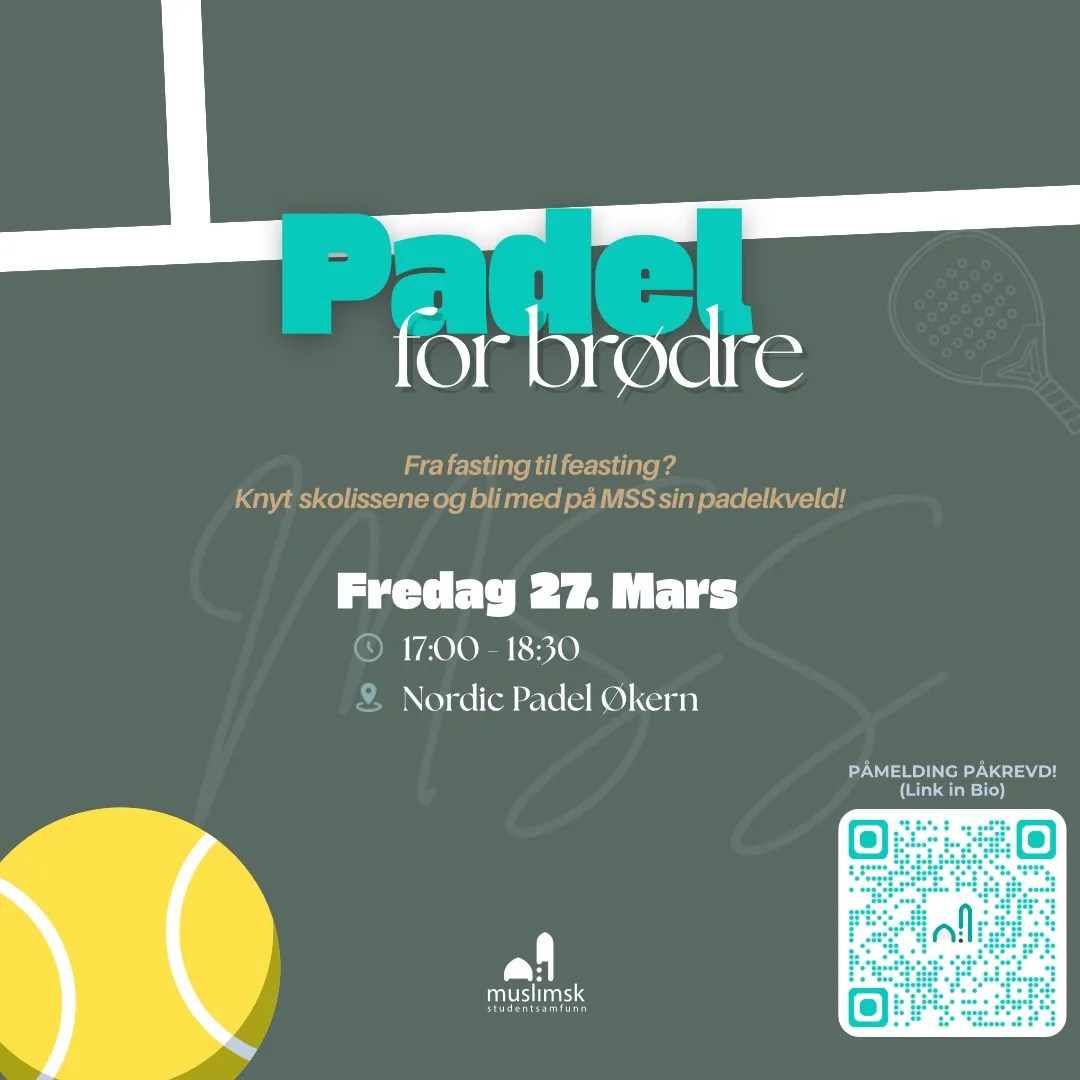 Padel for brødre — event poster