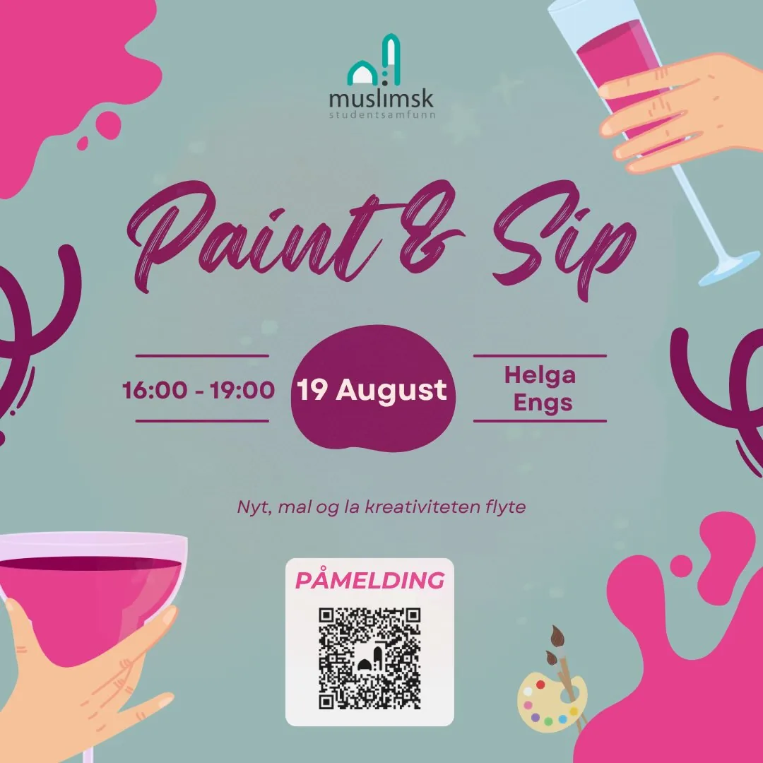 Paint & Sip — event poster
