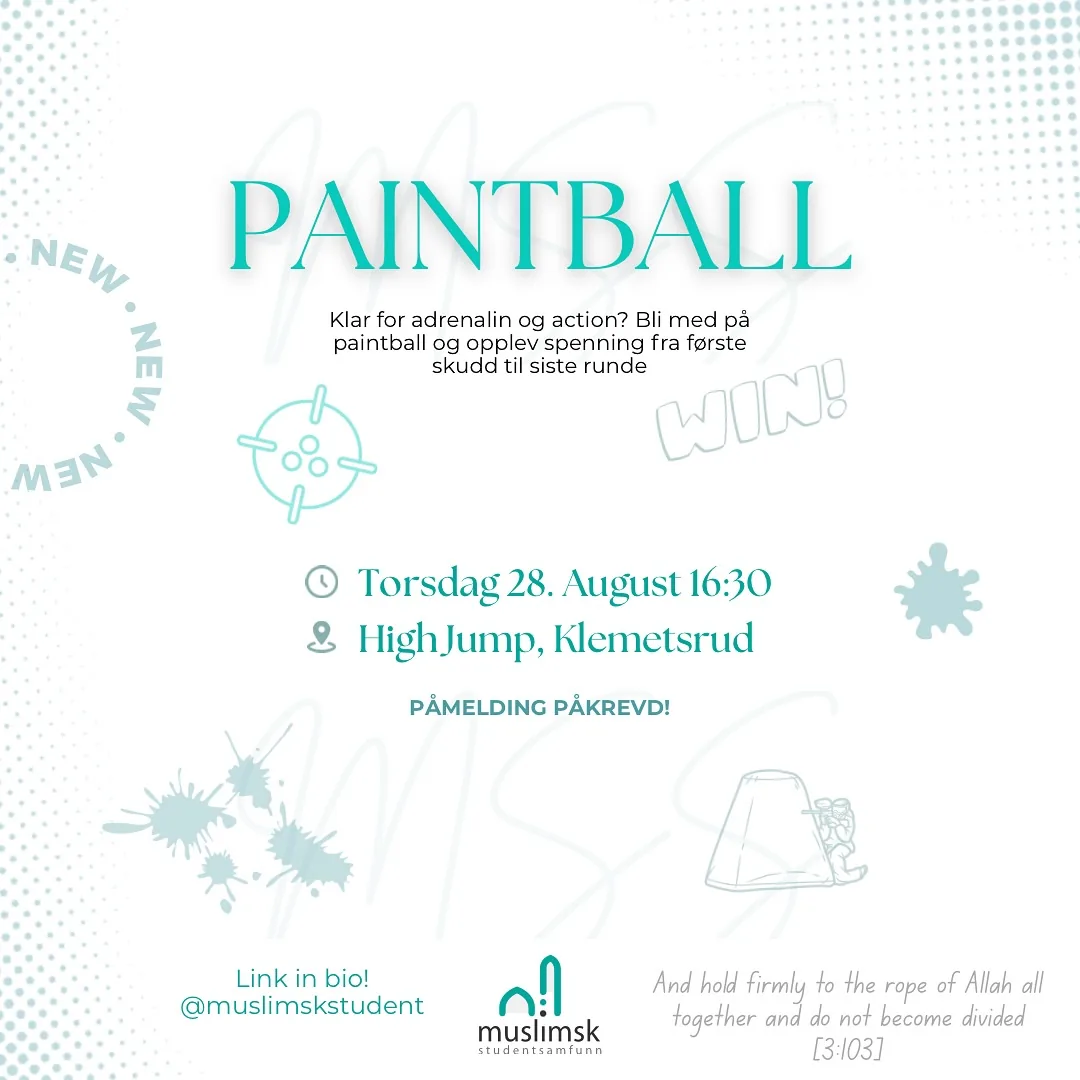 Paintball — event poster