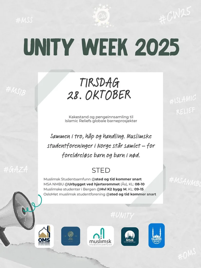 Poster for Unity Week